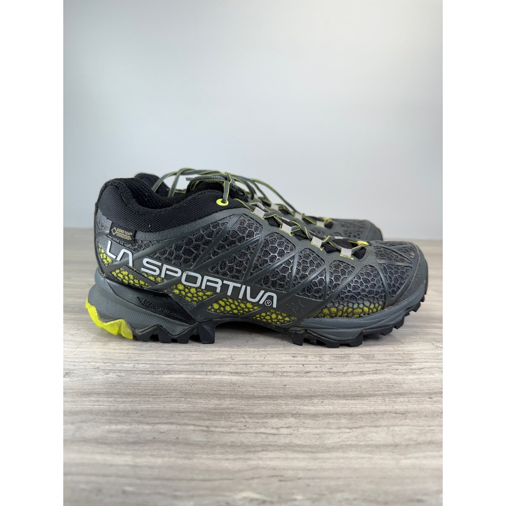 La Sportiva‎ Hiking Shoes Primer Low GTX Grey Yellow Gorpcore Mens 7.5 EU 40